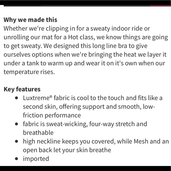 Lululemon Clip-in Long Line Sports Bra ๐ Size 8 - Picture 11 of 12